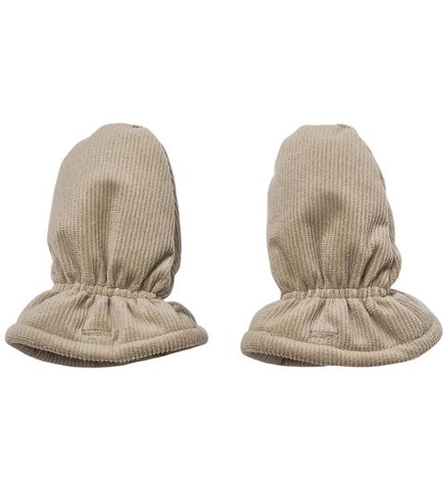Wheat Luffer m. Fleece - Fløjl - Muffu - Grey Stone
