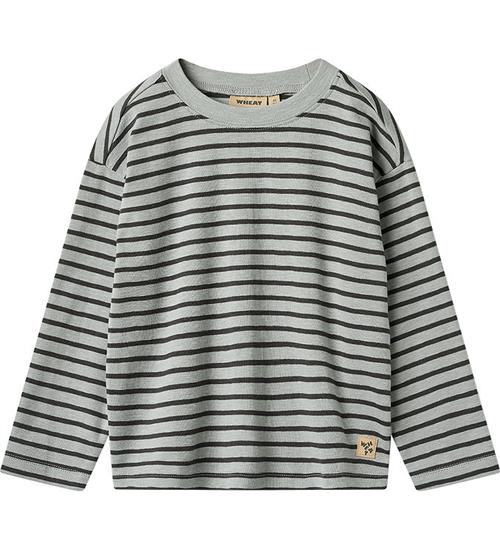 Wheat Bluse - Dallas - Soft Blue Stripe
