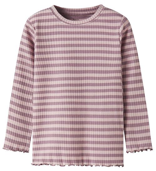 Name It Bluse - Rib - NmfVemma - Toadstool/Burnished Lilac