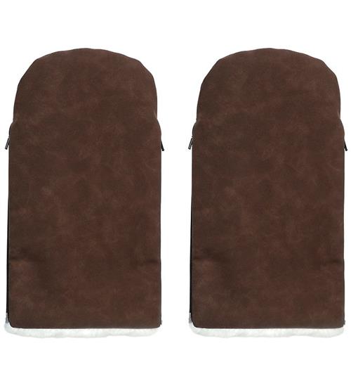 KongWalther Barnevognshandsker - Østerbro - Chocolate Brown Faux