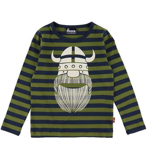 Danefæ Bluse - Danebasic - Dk Navy/Olive Erik