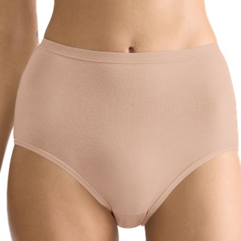 Sloggi Trusser 3P GO Daily Cotton High Waist Brief Beige bomuld X-Large Dame