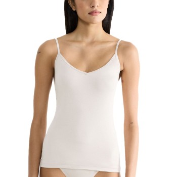 Sloggi GO Daily Cotton Spaghetti Top Elfenben bomuld Small Dame