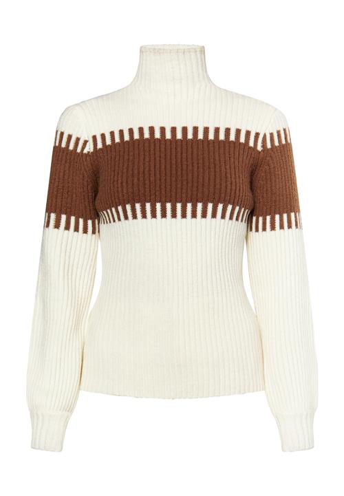 Se DreiMaster Klassik Pullover 'Casnagie'  brun / uldhvid ved About You