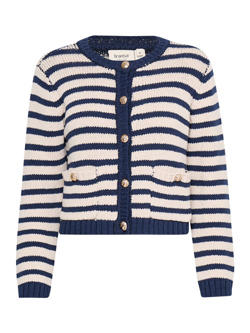 Fransa Cardigan 'Belinda Car 1'  beige / navy