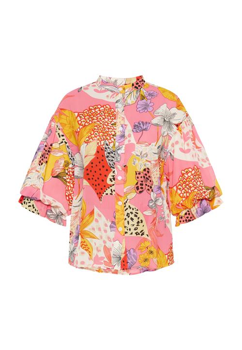 FELIPA Bluse 'Fashion Look'  gul / lyselilla / lys pink / rød