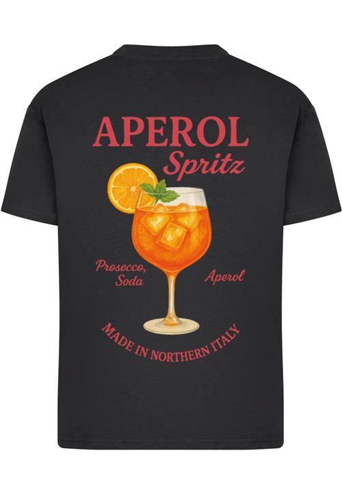 Merchcode Shirts 'Aperol Spritz'  orange / rød / sort