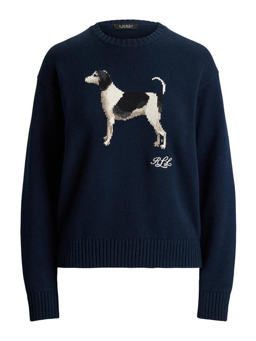Lauren Ralph Lauren Pullover 'RIEDNEE'  navy / cappuccino / mørkebrun