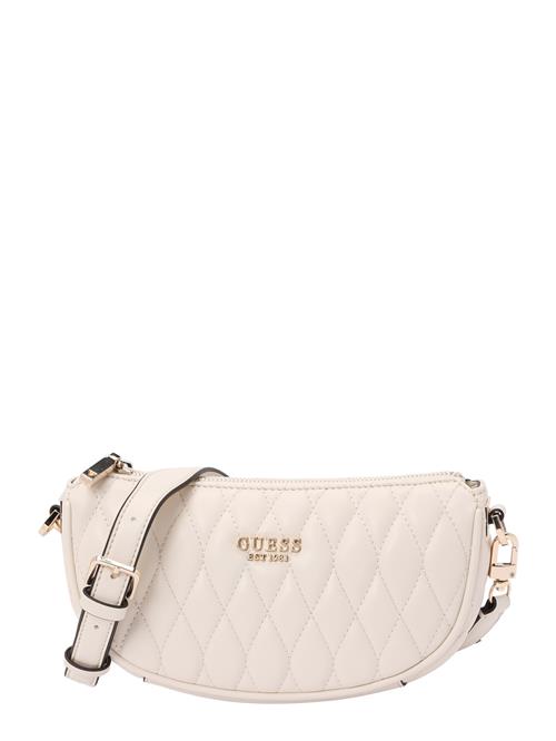 GUESS Skuldertaske 'VALLA MINI TOP ZIP SHLDR BAG'  ecru