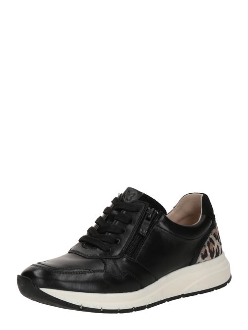 CAPRICE Sneaker low 'KAIA'  lysebeige / brun / sort