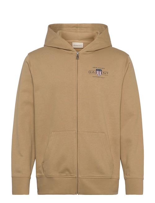 Graphic Fullzip Hoodie GANT Beige