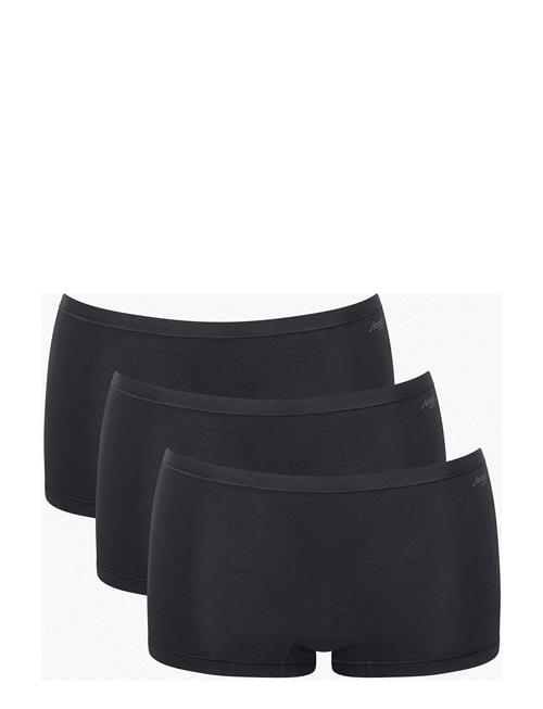 Se Sloggi Go Daily Cotton Short 3P Sloggi Black ved Booztlet