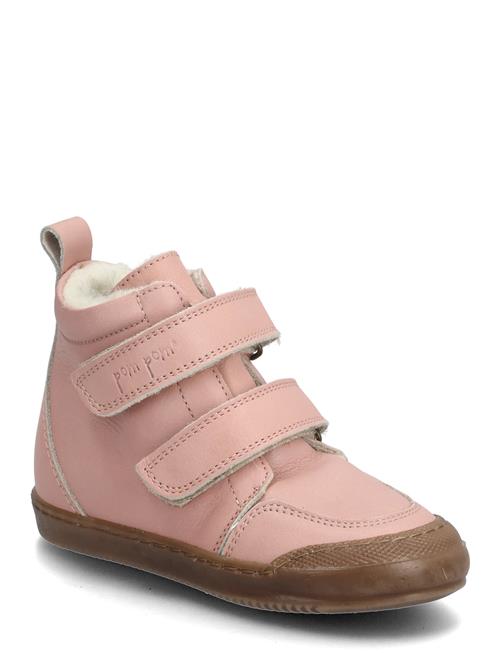 Sneaker Wool Booty Pom Pom Pink