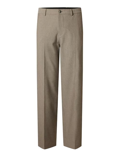 Se Slh220-Loose Robert Flex Pant Selected Beige ved Booztlet