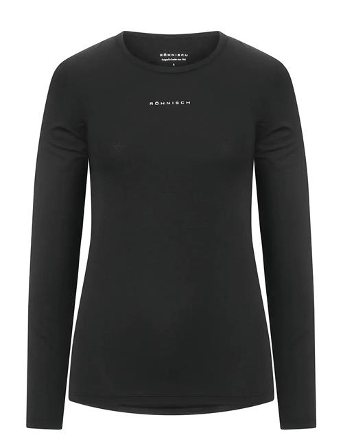 Jacquard Ls Top Röhnisch Black