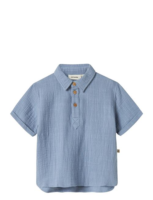 Nmmdawson Ss Loose Shirt Lil Lil'Atelier Blue