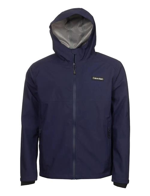 Feather Dry 15K Hooded Waterproof Jacket Calvin Klein Golf Navy