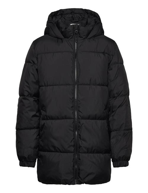 Long Coat With Padded Lining Mango Black