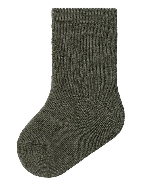 Nbmwaksi Wo/Bl Terry Sock Name It Khaki