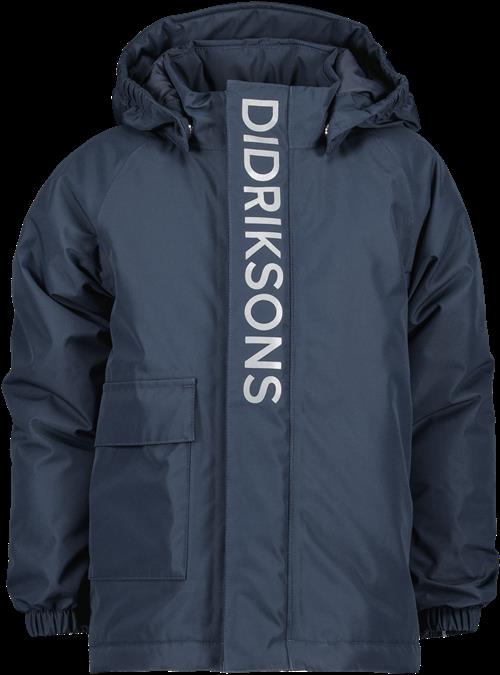 Didriksons Talvi Kids Jakke Navy  Navy-100 cm  Marineblå  100 cm  Unisex