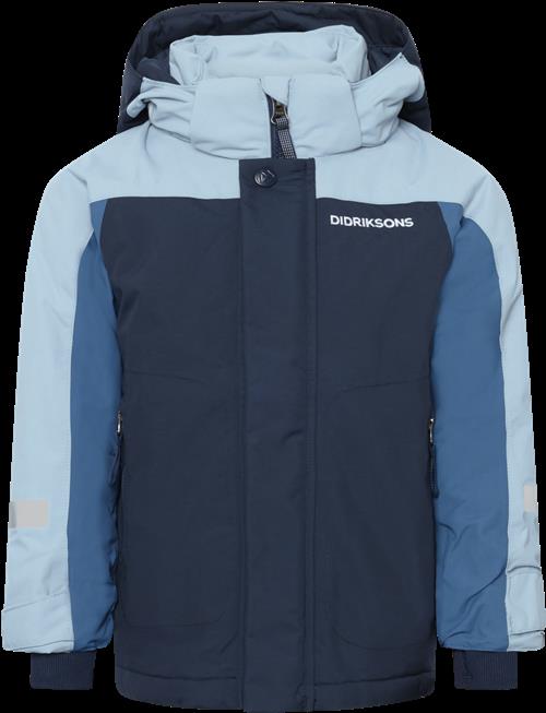 Didriksons Neptun Kids 4 Jakke Navy  Navy-140 cm  Marineblå  140 cm  Unisex