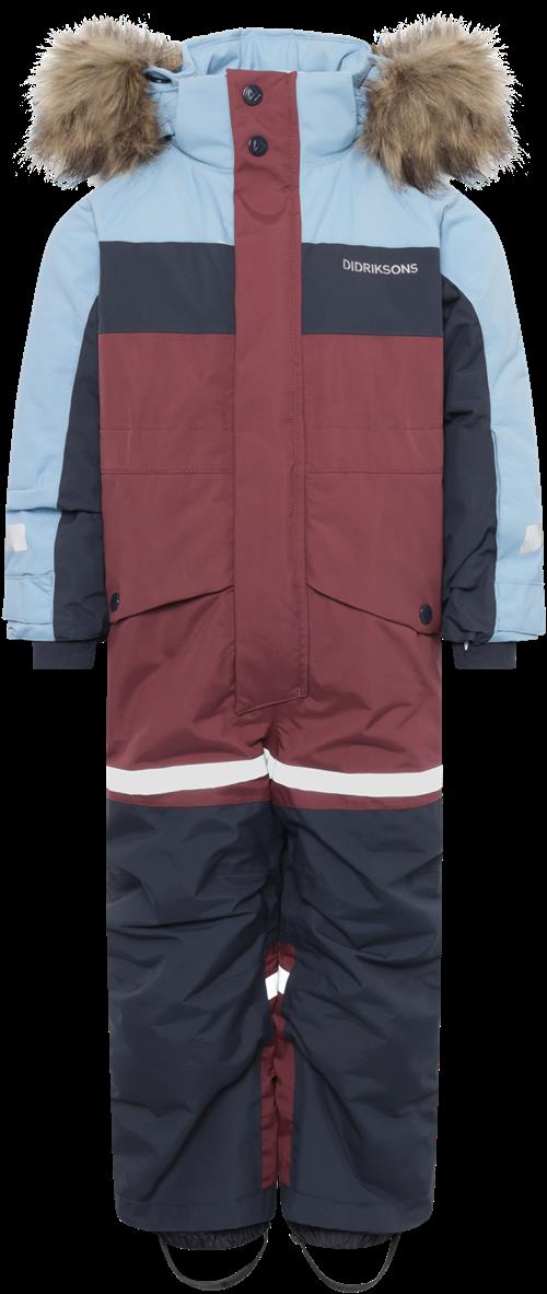 Didriksons Bjärven Kids 4 Overordnet Vinter Anemon Red  Anemon Red-110 cm  Rød  110 cm  Unisex