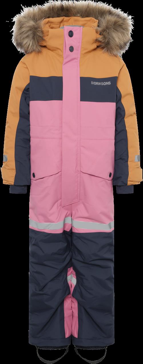 Didriksons Bjärven Kids 4 Overordnet Vinter Heather Pink  Heather Pink-80 cm  Lyserød  80 cm  kvinde