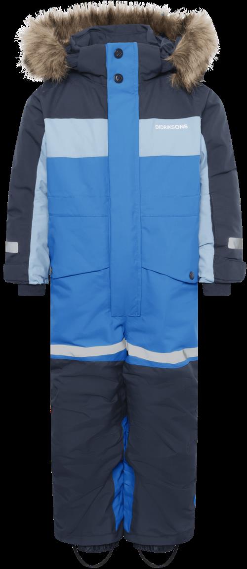 Didriksons Bjärven Kids 4 Vinter-overtræksdragt Sapphire Blue  Sapphire Blue-90 cm  Blå  90 cm  mand