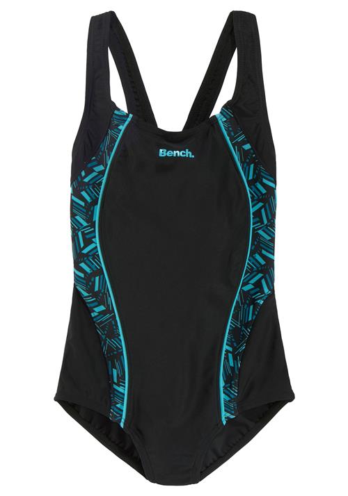 BENCH Badedragt  aqua / sort