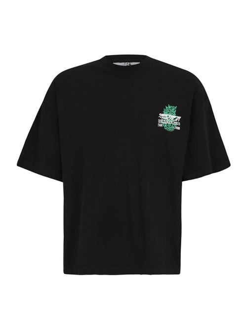 Se Vertere Berlin Bluser & t-shirts 'OVERLAY'  lysegrøn / sort / hvid ved About You