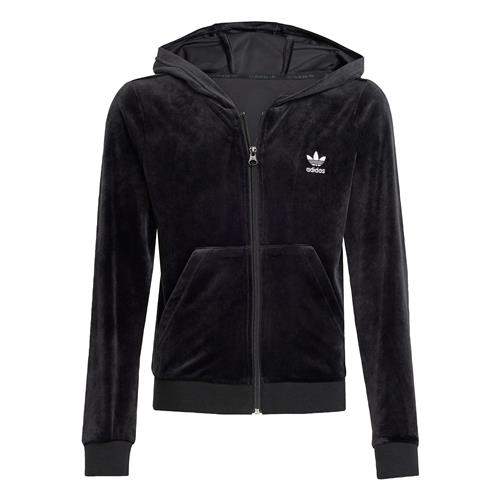 ADIDAS ORIGINALS Sweatjakke 'Essentials'  sort / hvid