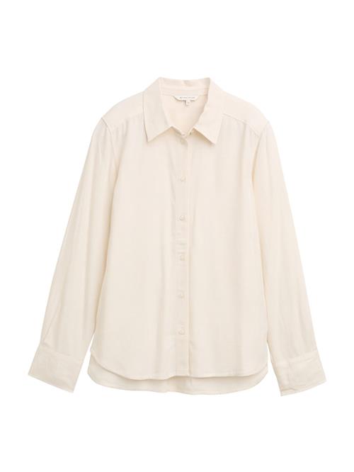TOM TAILOR Bluse  naturhvid