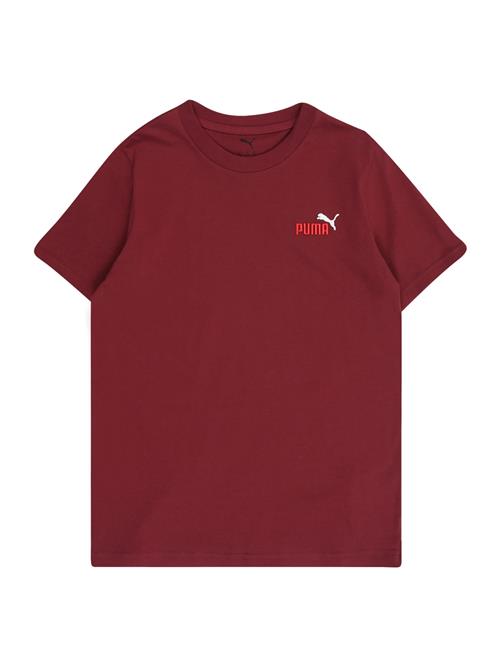 PUMA Shirts 'ESS No. 1'  rød / bordeaux / hvid