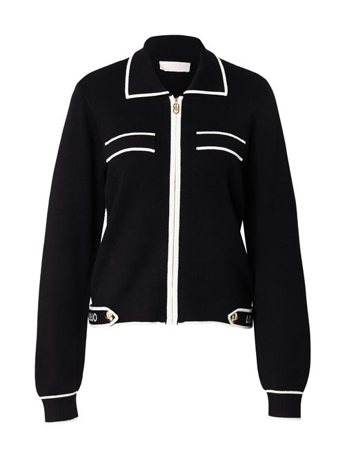Se Liu Jo Cardigan  ecru / sort ved About You
