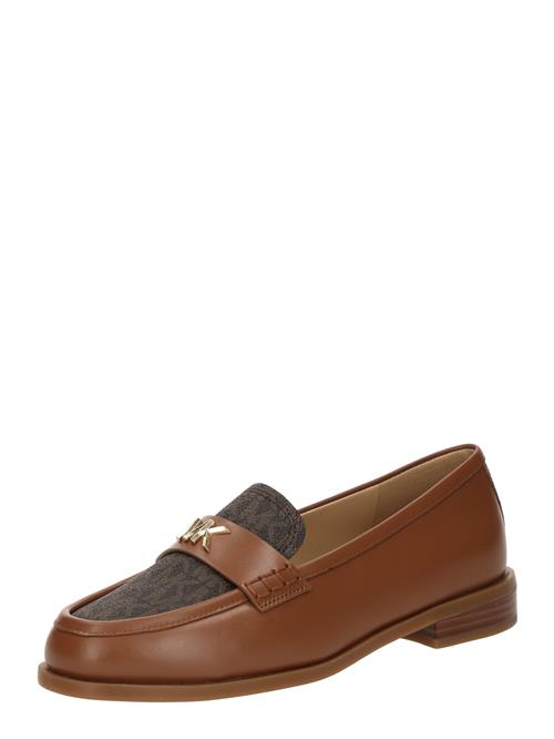 MICHAEL Michael Kors Slipper 'LEX'  brun / cognac / mørkebrun