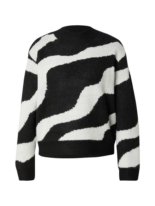 SAINT TROPEZ Pullover 'MallieSZ'  sort / hvid