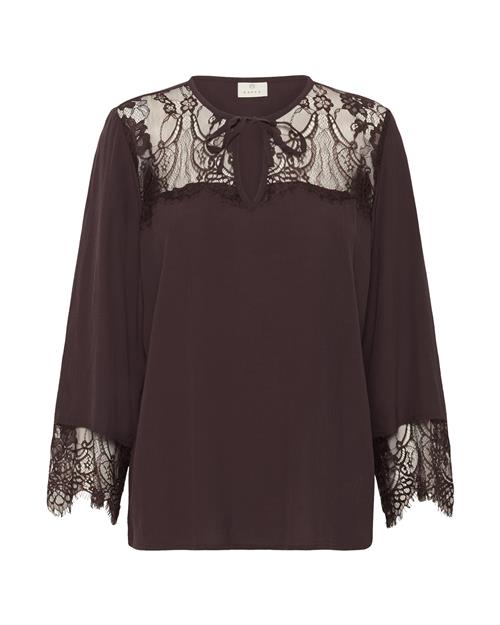 Kaffe Bluse 'April'  mørkebrun