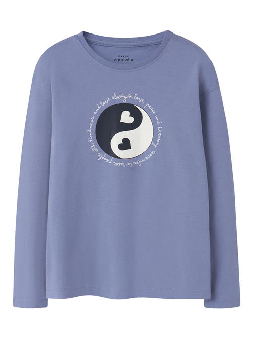 NAME IT Bluse Veen Blue Ice Ying Yang