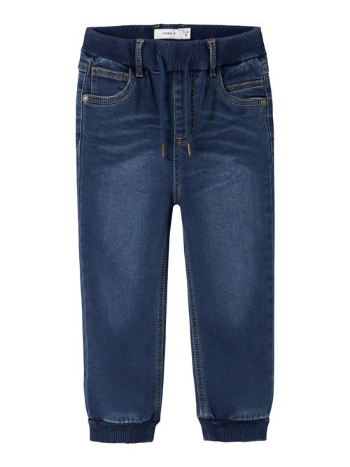 Se NAME IT Fleece Jeans Ben Baggy Dark Blue Denim hos SmartKidz