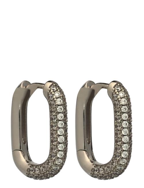 Se The Pave Chain Link Huggies-Gold LUV AJ Silver ved Booztlet