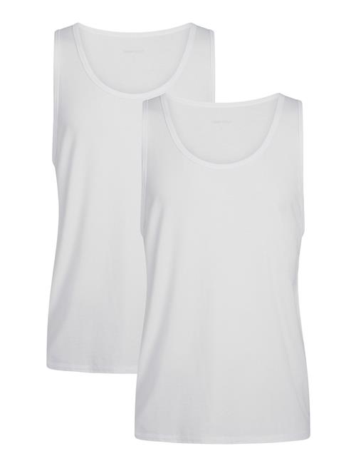 Se 2-Pack Men Bamboo Tank Top URBAN QUEST White ved Booztlet