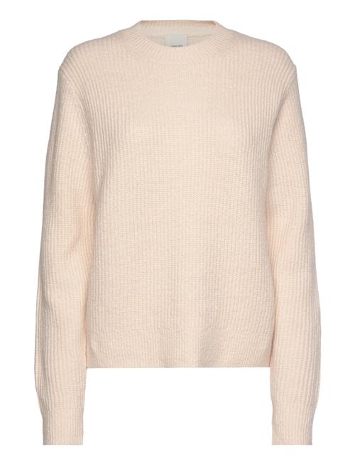 Se Boucle Rib C-Nk Relaxed Sweater Calvin Klein Cream ved Booztlet