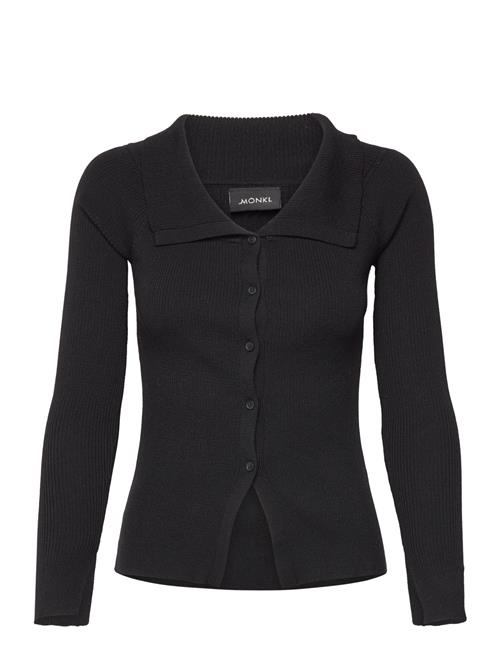Se Off Shoulder Knitted Cardigan Monki Black ved Booztlet