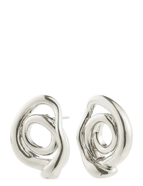 Unfold Earrings Silver-Plated Pilgrim Silver