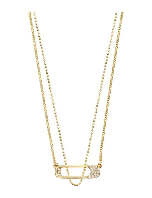 Instant Necklace, 2-In-1 Set, Gold-Plated Pilgrim Gold