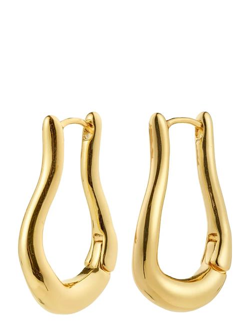 Unfold Hoops Gold-Plated Pilgrim Gold