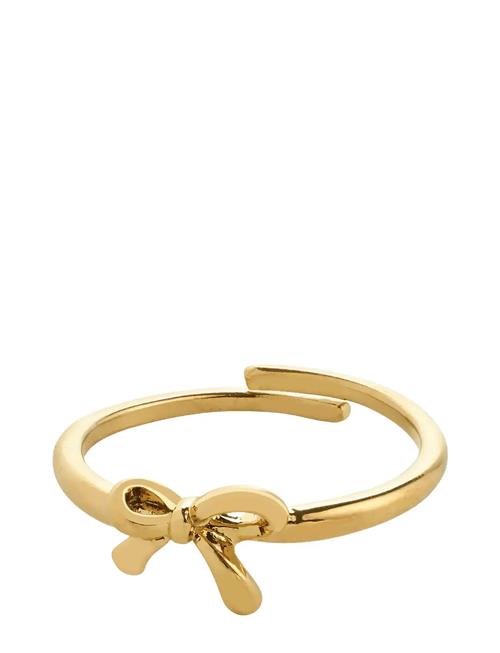 Lulu Bow Stack Ring Gold-Plated Pilgrim Gold