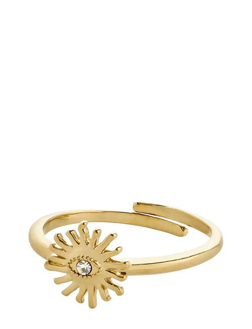 Lulu Sun Stack Ring Gold-Plated Pilgrim Gold