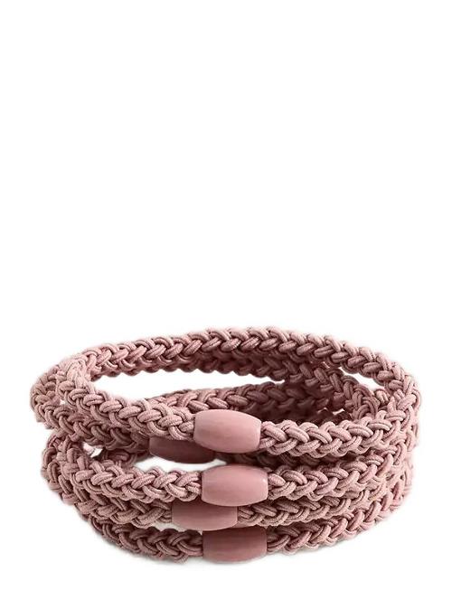 Pack 6 Hair Ties Mango Pink