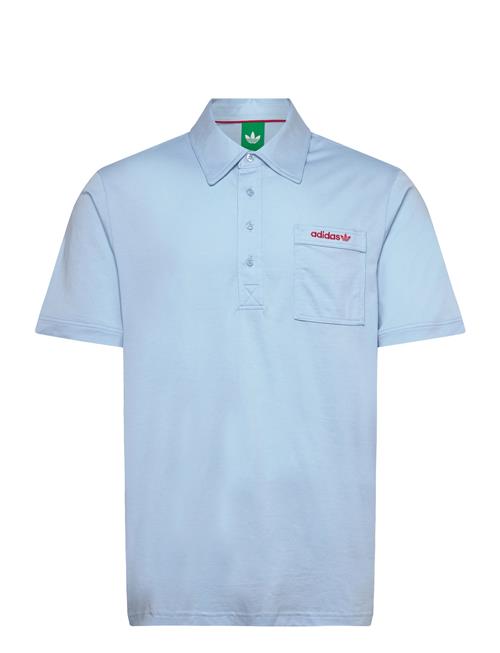 S Pocket Polo Adidas Golf Originals Blue